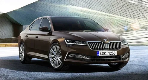 Skoda полностью рассекретила обновленный Suberb