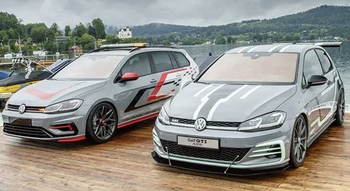 Students developed two concepts based on the Volkswagen Golf