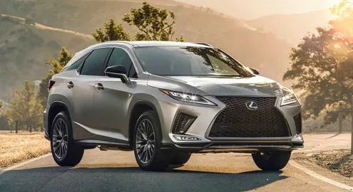 The Lexus RX crossover has been slightly updated