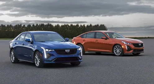 Cadillac presented two sports sedans at once