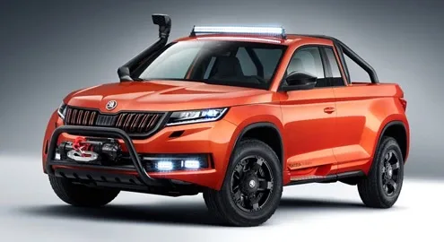 Skoda has fully unveiled the Mountiaq pickup