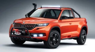 Skoda полностью рассекретила пикап Mountiaq