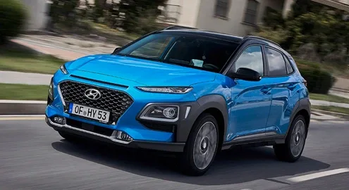 Hyundai Kona crossover received a hybrid version