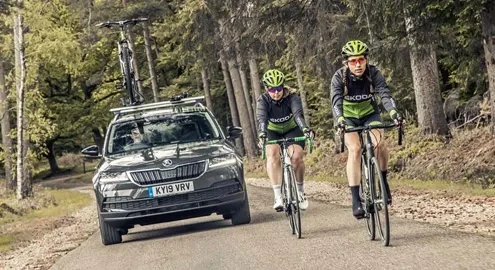 Кроссовер Skoda Karoq получил вело-версию