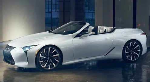 Серийный кабриолет Lexus LC дебютирует в Гудвуде