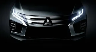 Опубликован первый тизер обновленного Mitsubishi Pajero Sport