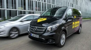 Mercedes showed a new electric minivan