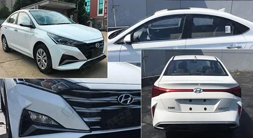 Updated Hyundai Solaris spotted without camouflage