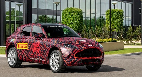 Aston Martin announced the start date of production of the first crossover