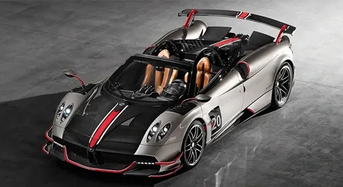 Cуперкар Pagani Huayra BC Roadster оценили в 3 миллиона евро