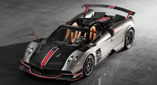Supercar Pagani Huayra BC Roadster valued at 3 million euros