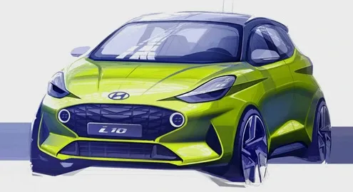 Новый Hyundai i10 показался на официальном тизере