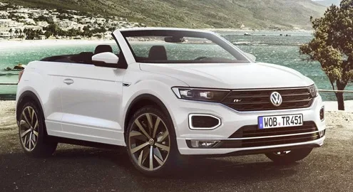 Volkswagen T-Roc crossover turned into a convertible