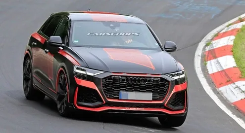 Audi Q8 RS crossover hit the tests