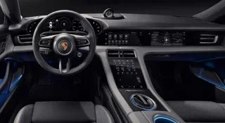 Интерьер электрокара Porsche Taycan полностью рассекречен