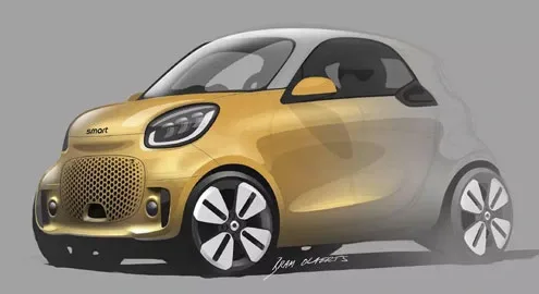 Updated Smart ForTwo debuts in Frankfurt