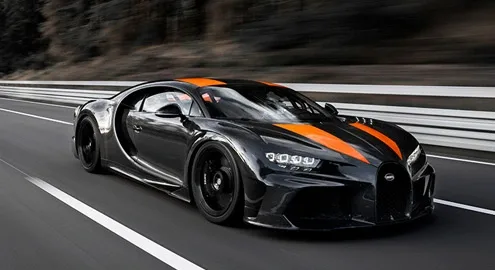 Bugatti Chiron turned out to be the fastest in the world