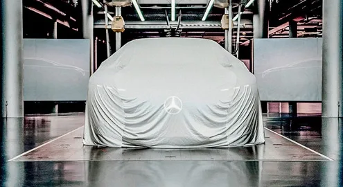 Mercedes-Benz will present a new model in Frankfurt