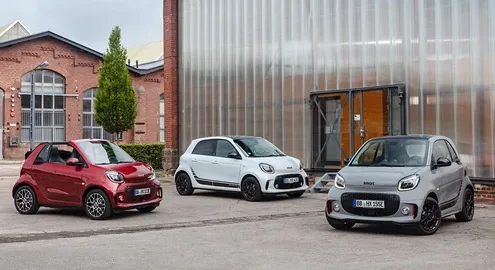 Smart compact cars have fully switched to electric power