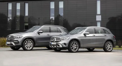 Mercedes-Benz introduced two hybrid crossovers