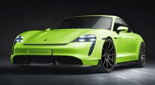 Hennessey studio worked on the Porsche Taycan electric car