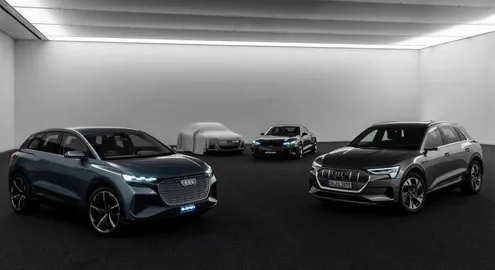 Audi announced a new electric car