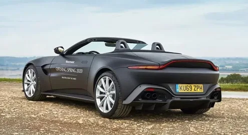 Aston Martin Vantage roadster appeared in official photos