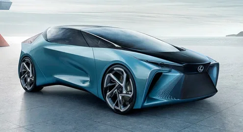Lexus представил в Токио футуристичный концепт-кар