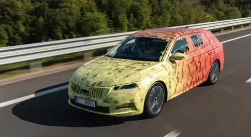 The new Skoda Octavia was shown in official photos
