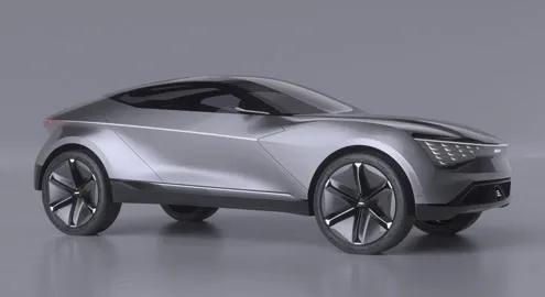 Kia presented the conceptual crossover Futuron
