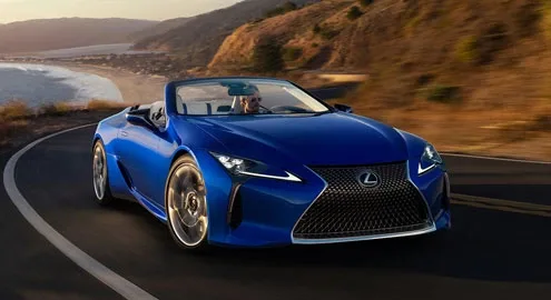 Кабриолет Lexus LC500 дебютировал в Лос-Анджелесе
