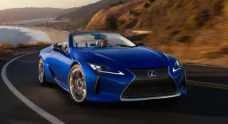 Lexus LC500 convertible debuted in Los Angeles