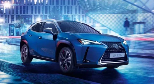 Lexus UX crossover turned into an electric car