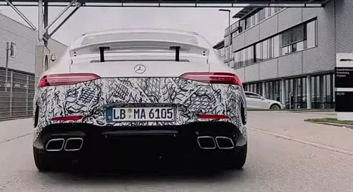 Mercedes-Benz hinted at a new sports car