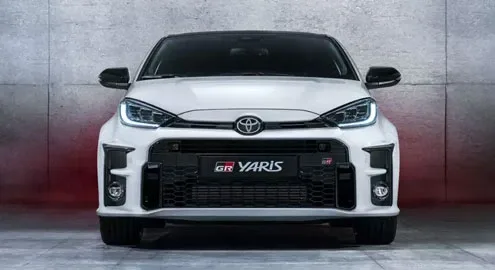 Toyota has shown a less powerful version of the GR Yaris hot hatch
