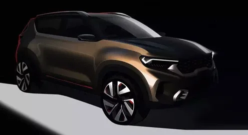 Новый кроссовер Kia показался на официальных тизерах