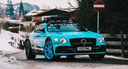 The Bentley Continental GT coupe was turned into a crossover