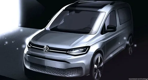 New Volkswagen Caddy partially declassified