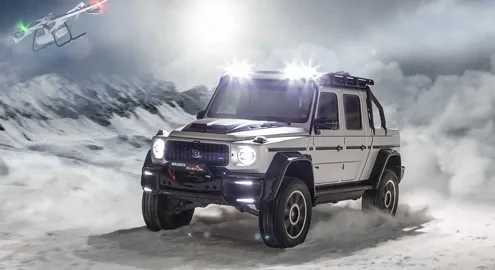 Brabus studio turned the new Mercedes-Benz G-Class into a pickup truck