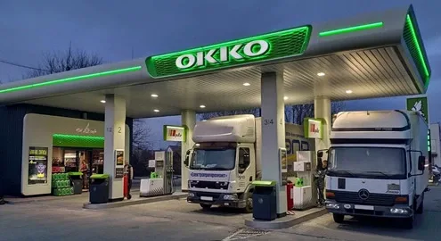 OKKO network opened a new gas station in Zaporizhzhia region