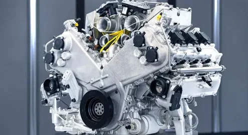 Aston Martin returned to engines of its own development