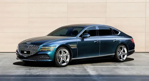 The new Genesis G80 has officially debuted