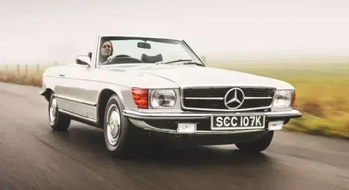 Классический Mercedes-Benz SL превратили в электрокар