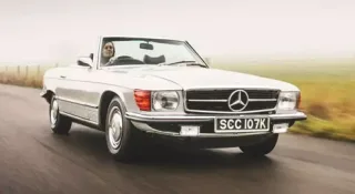 Classic Mercedes-Benz SL turned into an electric car