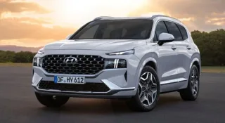 The updated Hyundai Santa Fe has noticeably transformed