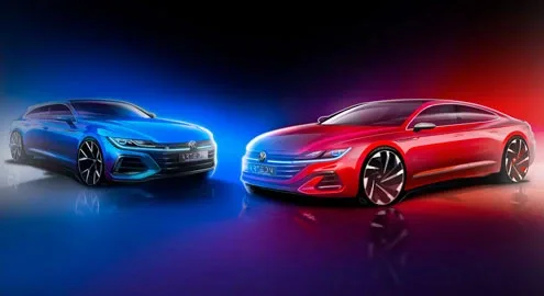 Volkswagen Arteon Shooting Brake appeared in an official teaser