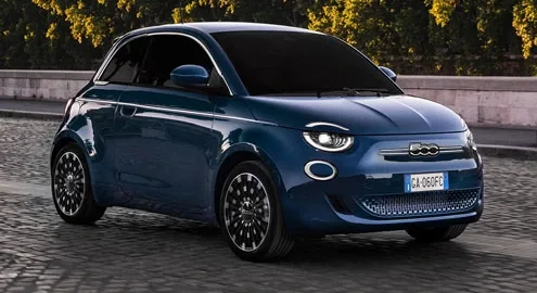 Электрокар Fiat 500 получил кузов хэтчбек