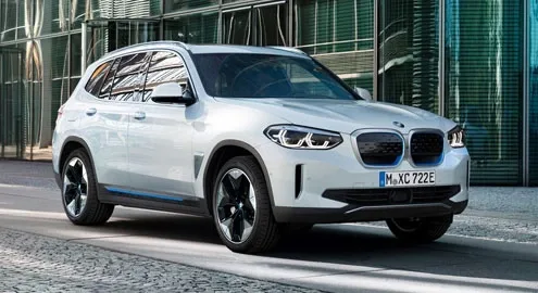 BMW iX3 electric crossover fully declassified