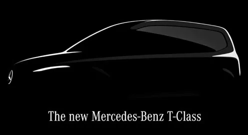 Mercedes-Benz announced the T-Class compact van