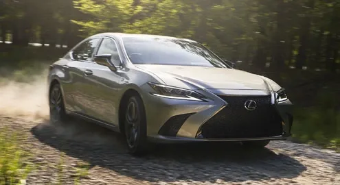 The Lexus ES sedan has been given all-wheel drive for the first time